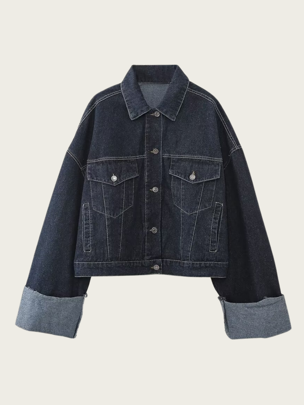 Aisha | Kort Denim Jakke