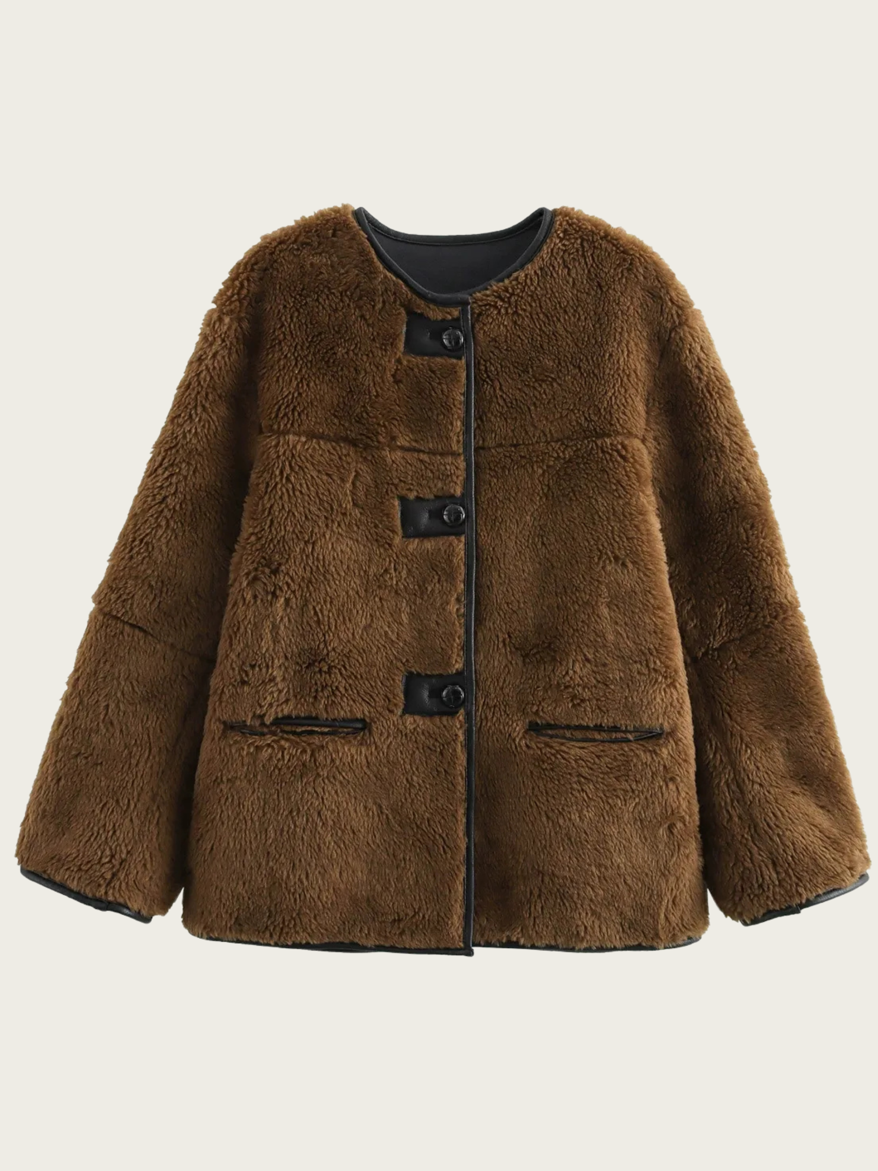 Kaida | Frakke i Imiteret Pels