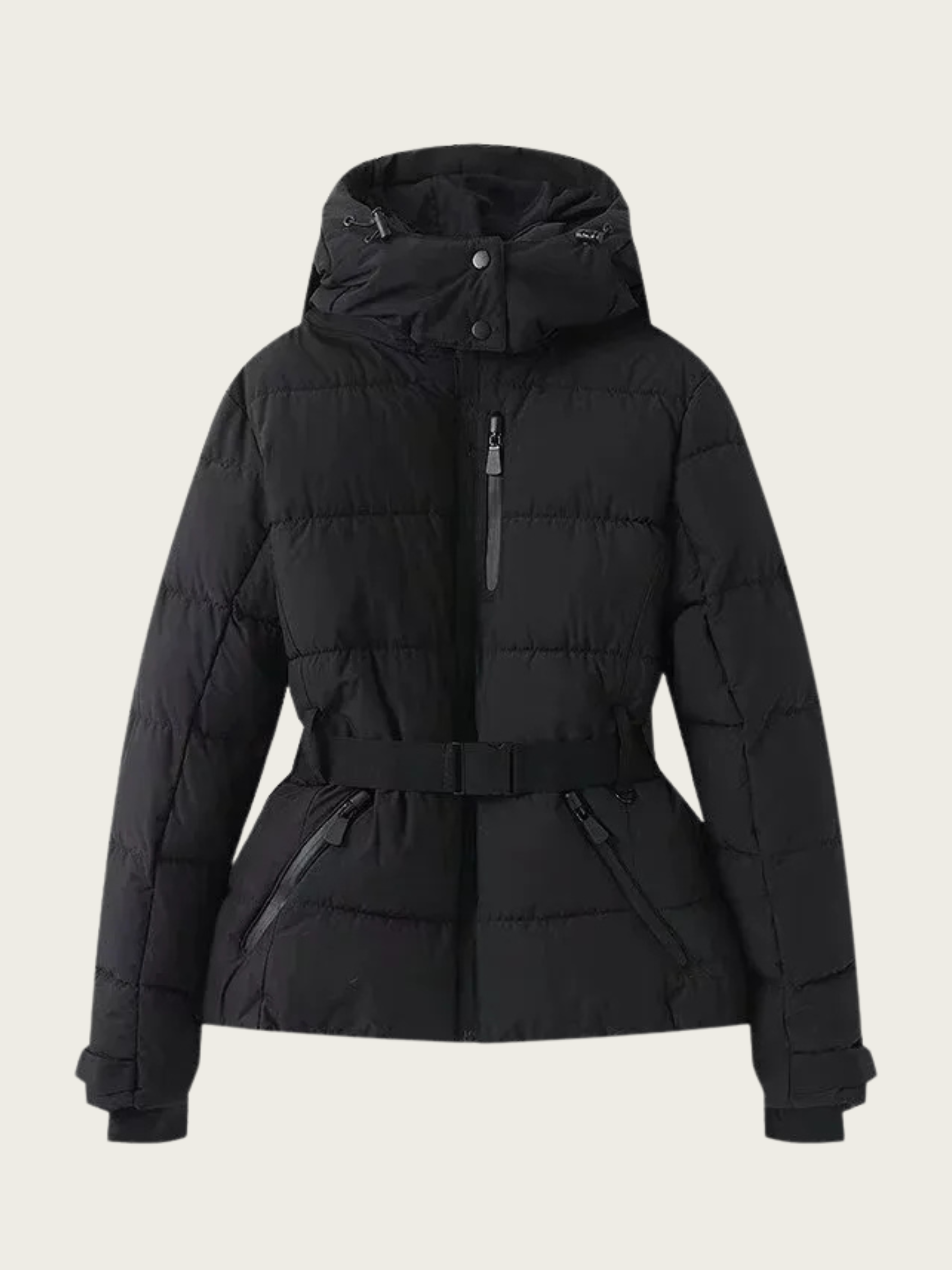 Reykjavik | Vatteret Jakke Med Bælte