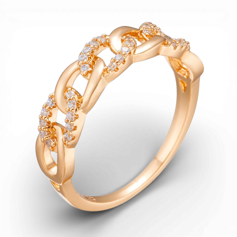 Chic Guld Link Ring
