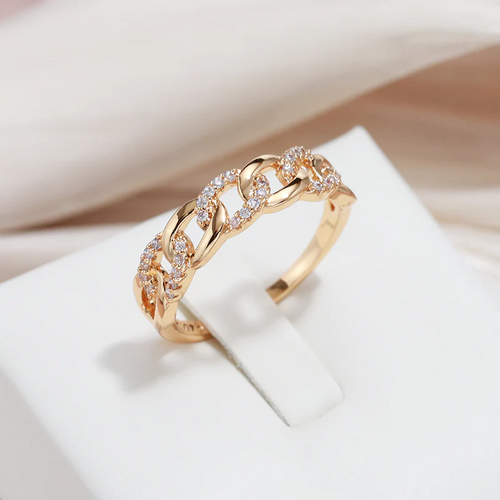 Chic Guld Link Ring