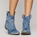 Veronica | Suede Orthopedic Western Boots