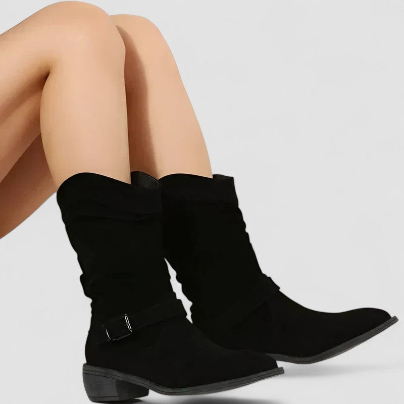 Veronica  | Suede Orthopedic Ankle Boots