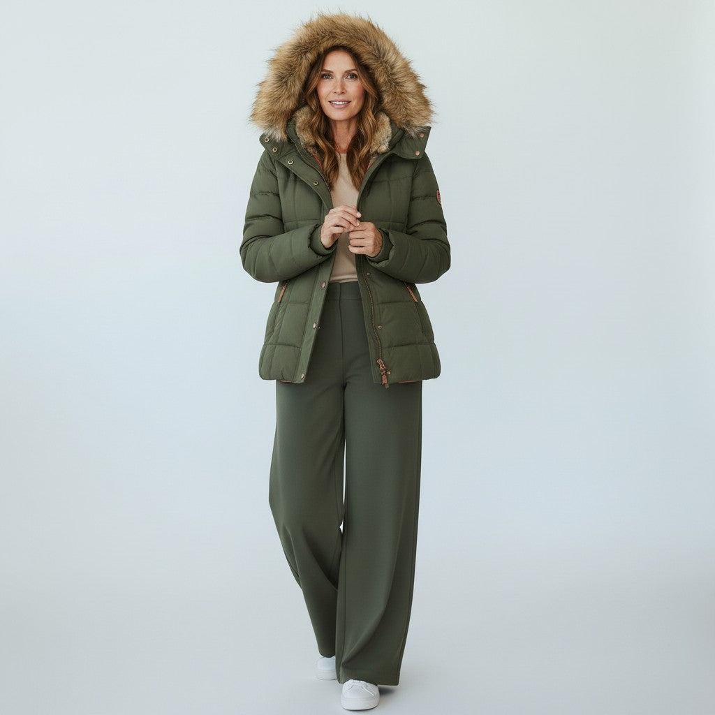 Mia | Vinterjakke med hætte